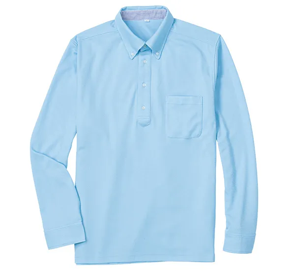 DRY ボタンダウンポロ 6.サックス