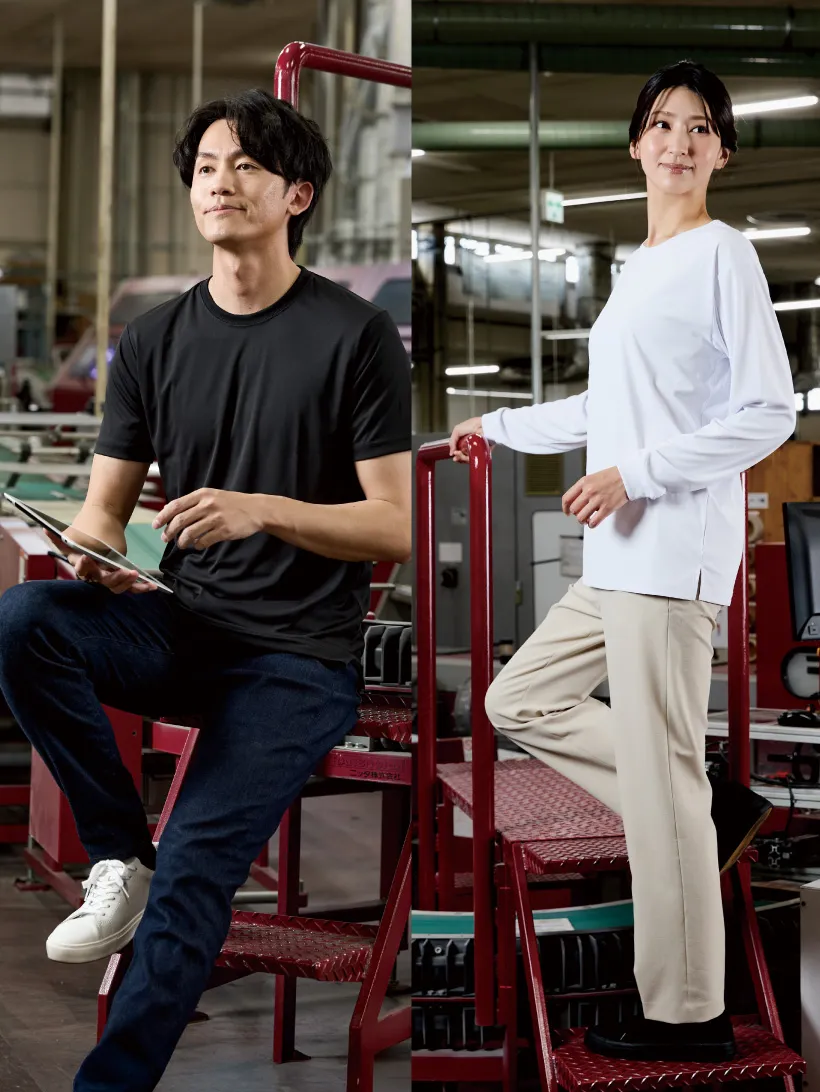 汗ジミ防止Tシャツ